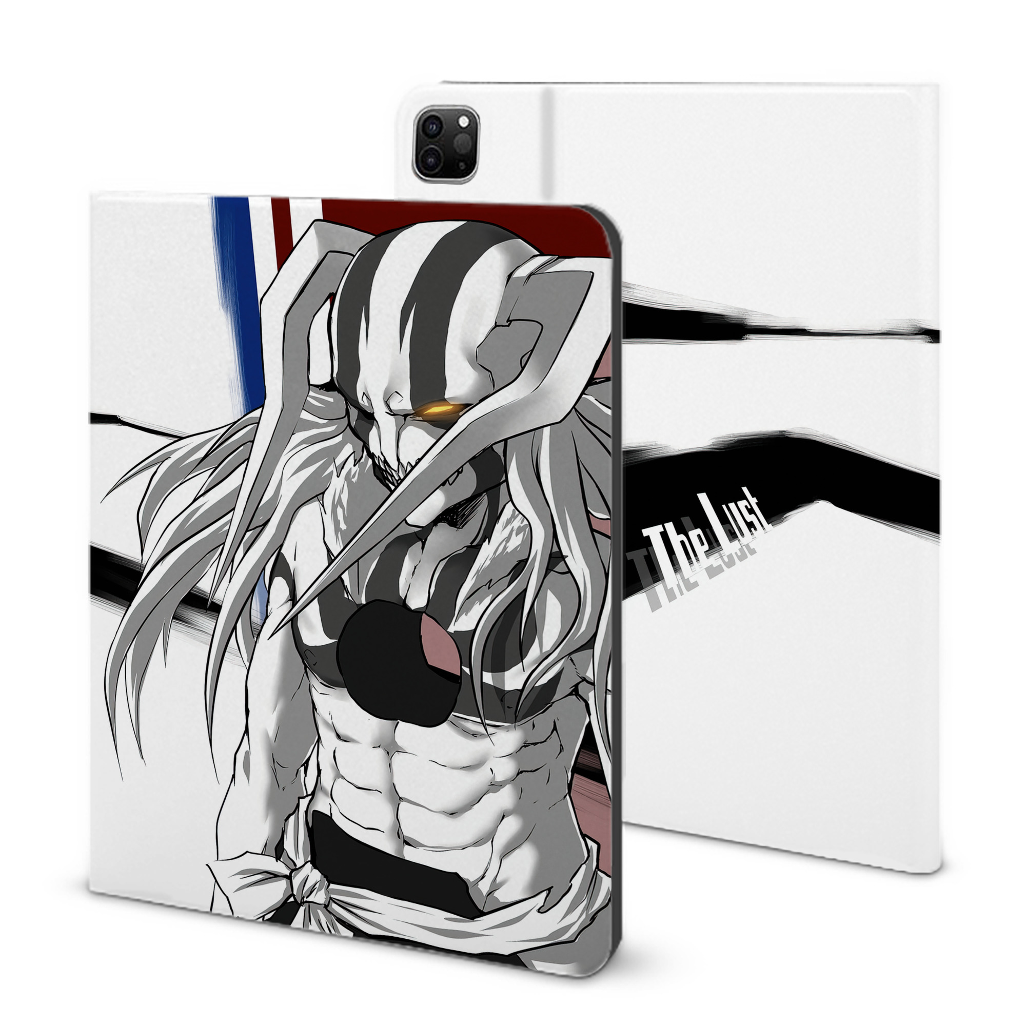 （画像用） ブリーチ BLEACH IPad ケース ブック型 PUレザー TPU 耐衝撃 軽量 薄型 ペン収納なし 全面保護 IPad 各モデル対応